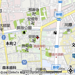 富山県魚津市真成寺町2周辺の地図