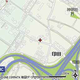 富山県魚津市印田696-1周辺の地図