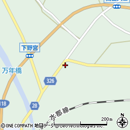 茨城県久慈郡大子町下野宮1639-1周辺の地図