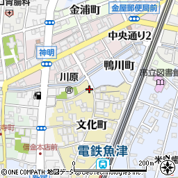 富山県魚津市文化町3-14周辺の地図