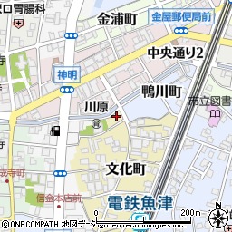 富山県魚津市文化町4周辺の地図