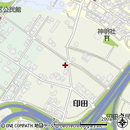 富山県魚津市印田1676周辺の地図