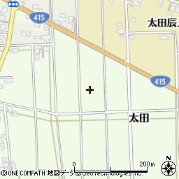 富山県高岡市太田周辺の地図
