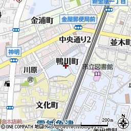 富山県魚津市鴨川町1-14周辺の地図