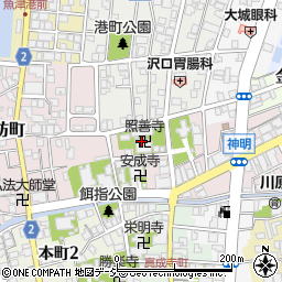 昭善寺周辺の地図