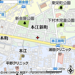 富山県魚津市本江新町2-27周辺の地図
