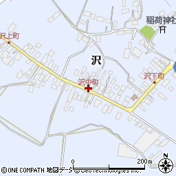 沢中町周辺の地図