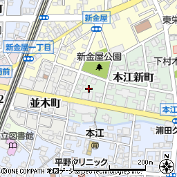 富山県魚津市本江新町1周辺の地図