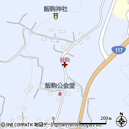 飯駒周辺の地図