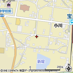 石川県羽咋郡宝達志水町小川周辺の地図