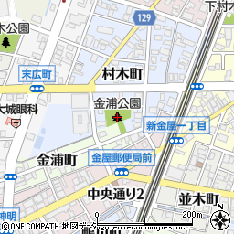 金浦公園周辺の地図