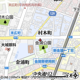 富山県魚津市村木町10-7周辺の地図