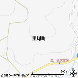茨城県常陸太田市里川町周辺の地図