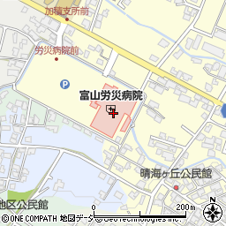 富山労災病院（労働者健康安全機構）周辺の地図