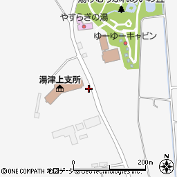 湯津上支所周辺の地図