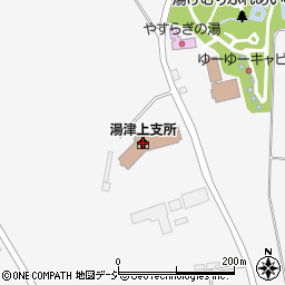 大田原市湯津上支所周辺の地図