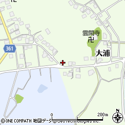 富山県氷見市大浦672周辺の地図