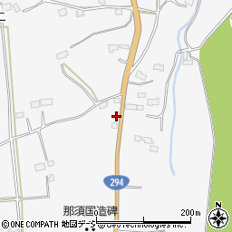 栃木県大田原市湯津上817周辺の地図
