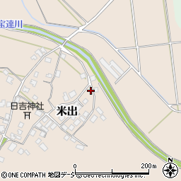 石川県羽咋郡宝達志水町米出チ162周辺の地図