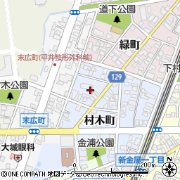 富山県魚津市村木町3周辺の地図