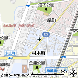 富山県魚津市村木町3-19周辺の地図