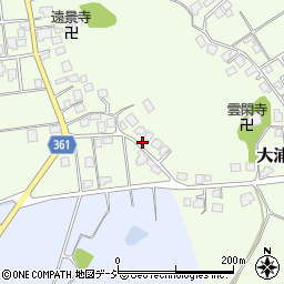 富山県氷見市大浦637周辺の地図