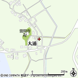 富山県氷見市大浦407周辺の地図