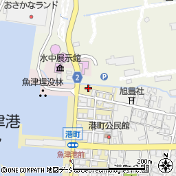 ファミリーマート魚津シーサイド店周辺の地図