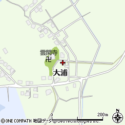 富山県氷見市大浦427周辺の地図