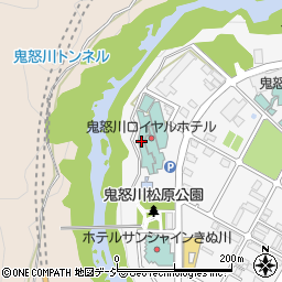 鬼怒川ロイヤルホテル周辺の地図
