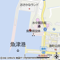 富山県魚津市釈迦堂周辺の地図