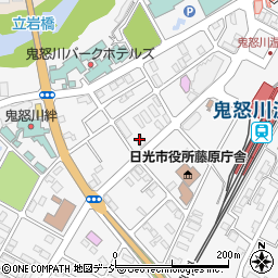 栃木銀行鬼怒川支店周辺の地図