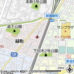 富山県魚津市緑町5-16周辺の地図