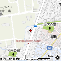富山県魚津市本新町1周辺の地図