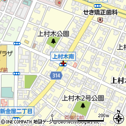 上村木南周辺の地図
