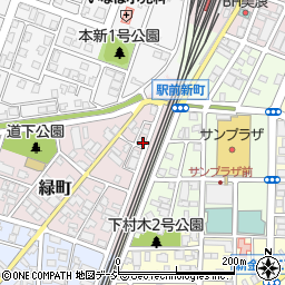 富山県魚津市緑町4-15周辺の地図