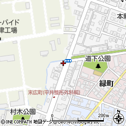 富山県魚津市本新町1-2周辺の地図