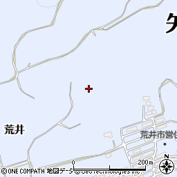 栃木県矢板市荒井周辺の地図