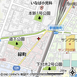 富山県魚津市緑町3-17周辺の地図