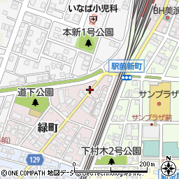 富山県魚津市緑町3-16周辺の地図