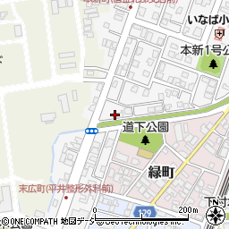 富山県魚津市本新町8周辺の地図