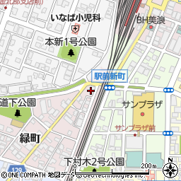 富山県魚津市緑町4周辺の地図