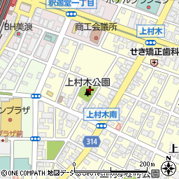上村木公園周辺の地図