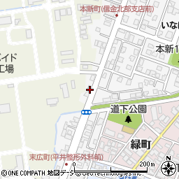 富山県魚津市本新町3周辺の地図