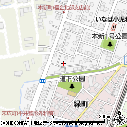 富山県魚津市本新町11周辺の地図