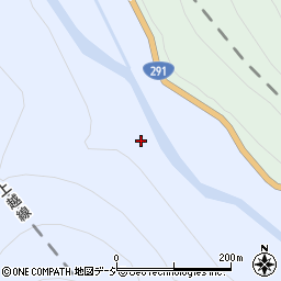 湯桧曽川周辺の地図