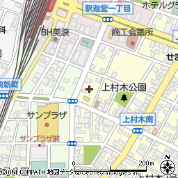 富山県魚津市上村木1丁目7周辺の地図