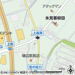 上泉東周辺の地図