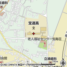 石川県立宝達高等学校周辺の地図