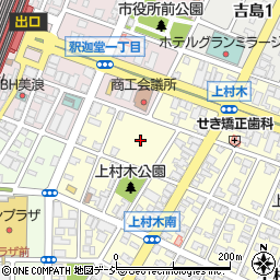 富山県魚津市上村木1丁目9周辺の地図